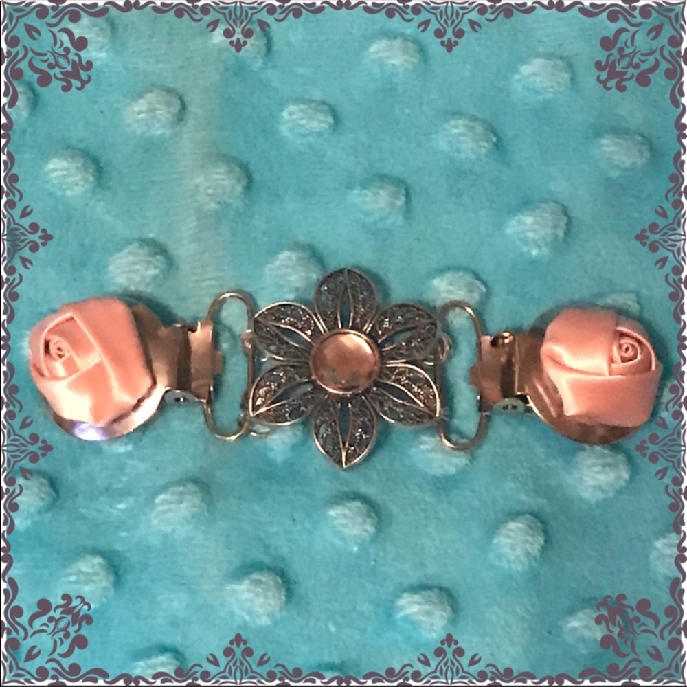 Pink flower Cinch Clip Lularoe Dress Agnes & Dora